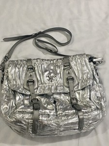 prada silver bag