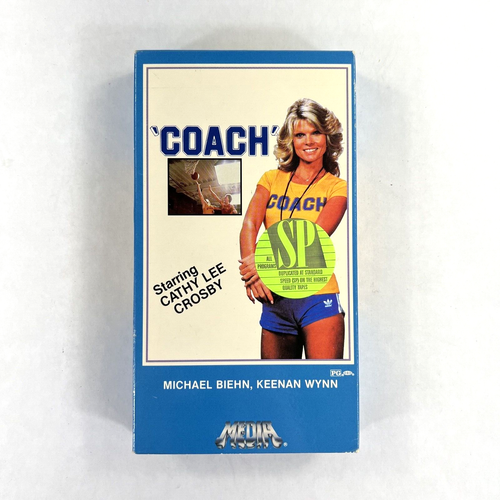 "Coach" (VHS, 1978) 1989 Release Cathy Lee Crosby Media Home Entertainment RARE - Picture 1 of 5