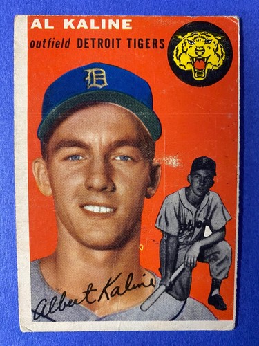 1954 Topps Detroit Tigers Complete Team Set---VG/VG+--Al Kaline RC—19/19 - Picture 2 of 9