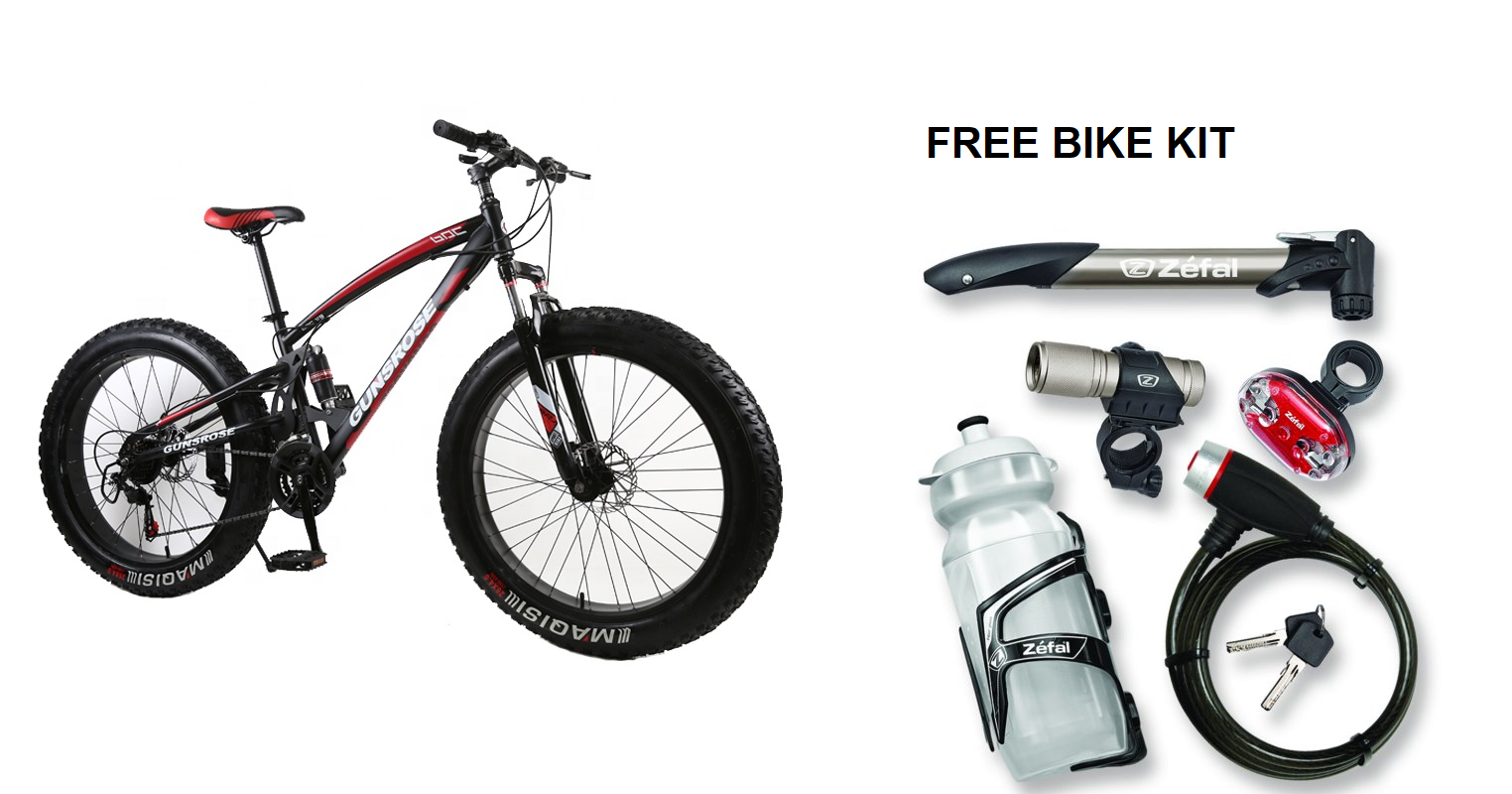 snap on fat tire mountain bike