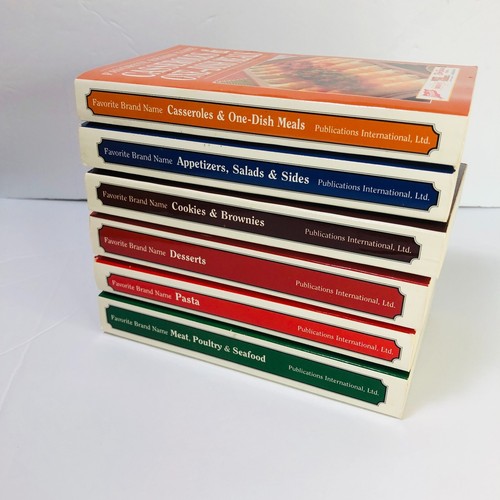 6 FAVORITE BRAND NAME PB Cookbooks by Publications International Pasta Desserts - Picture 3 of 11