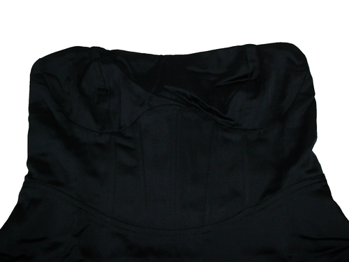 Wild Fable Black Mini Strapless Corset Style Dress Size M - Picture 2 of 4