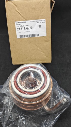 Genuine 21311AA051 Subaru Oil Cooler WRX STi Legacy Impreza Outback 02-07 NEW US - Picture 5 of 6