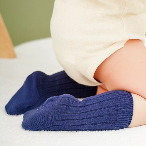 1Pair Baby Boys & Girls Knee High Long Socks Ribbed Socks Accessories 0-3Years - Picture 11 of 39