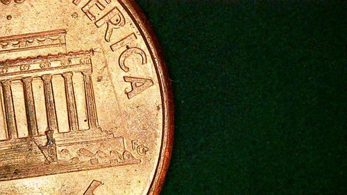 2004 Penny Die Break Elongated reverse Error