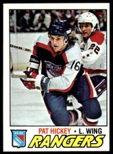 1977-78 Topps Pat Hickey New York Rangers #221