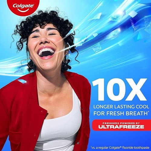 Colgate Max Fresh Whitening Toothpaste with Mini Strips, Clean Mint Toothpast... - Picture 4 of 5