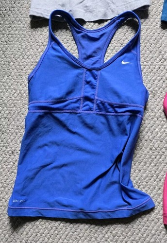 LOT Vintage Nike Y2K 90s Tennis Shelf bra Tanks Shirt Women's Medium - Picture 5 of 9