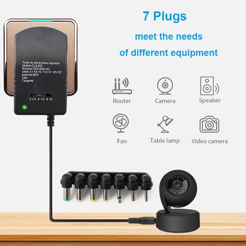 30W Adjustable AC110V 220V TO DC12V 9V 5V 3V Charger Multi Voltage Power Supply - Picture 4 of 10