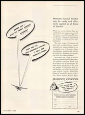 1940 Monsanto Chemical Co. Boston Serving Industry Which Serves Mankind Print Ad
