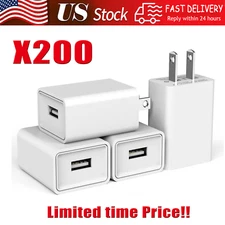 Universal 5V 1A US Plug USB AC Wall Charger Power Adapter For Smart Phone Lot