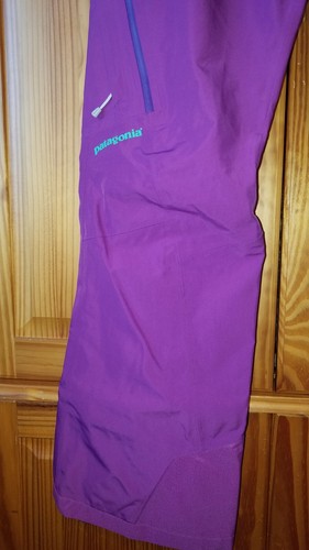 Patagonia Wmns 2-L Gore-Tex Slim Insul. Powderbowl Pants IKAT PURPLE M Ret. $379 - Picture 4 of 16