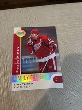 2002 Upper Deck Steve Yzerman #SB4 Simply The Best Detroit Red Wings