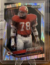 Bobby Bell 2025 Panini Prizm Black Skewed Prizm Serial #73/249 Chiefs NFL