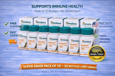Guduchi Tablets Natural Immunity Wellness Support 600 Tablets Pack of 10