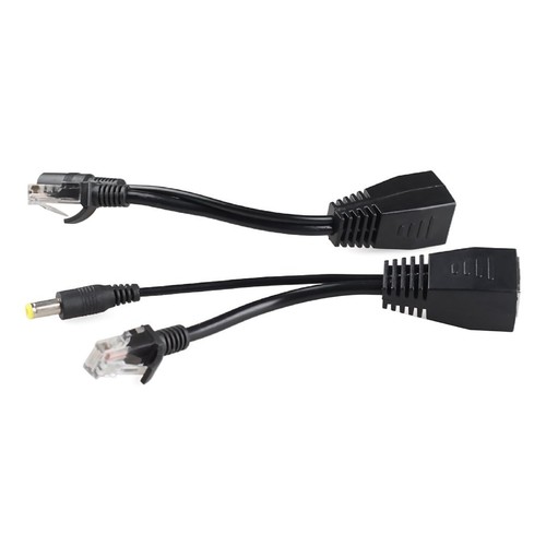 1 Pair POE Cable Passive Power Over Ethernet Adapter Cable Splitter For IP Camea - Photo 2/12