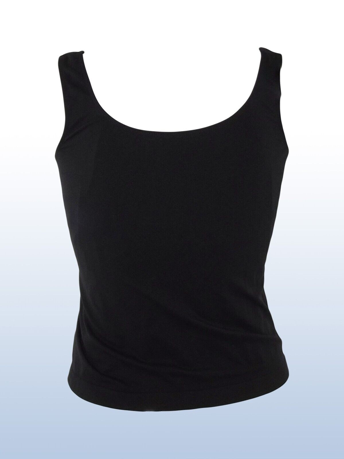 Canotta donna Golden Lady nera taglia L casual senza maniche elasticizzata moda image 3
