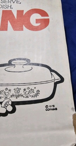 Sartén de colección Corningware 1 1/2 cubierta 8" Country Festival A-8-9 sellada - Imagen 5 de 5