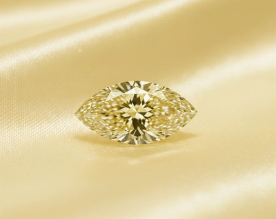  2 Ct Diamond Natural Marquise Cut Yellow color D Grade VVS1 + 1 Free Gift  