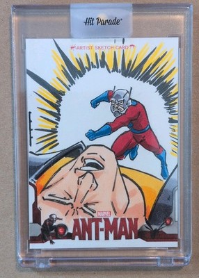Marvel ANT-MAN 1/1 Sketch Card by artist Eric Fournier Trading Card, Upper Deck