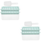  2 Sets Eisbereitungsbox Formen Eisform Mit Deckel Machen Schimmel