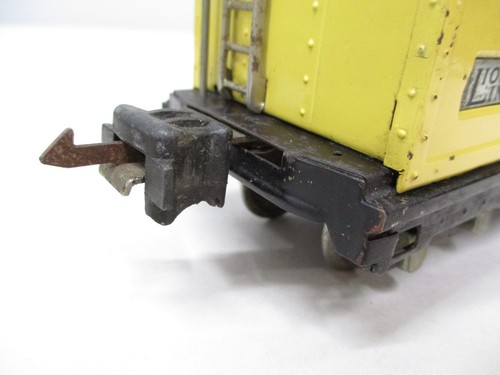 Lionel 814 Train Boxcar creme, weinrot, Nickel Trim Vorkrieg Spur O X6957 - Bild 10 von 10