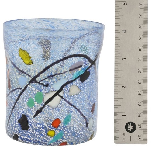 Bicchiere da Bere Bicchiere Italiano Tema Arte Kandinsky Vetro Murano - Foto 5 di 6