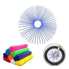 72Pcs Universal Spoke Skins Covers  Wheel Spoke Wraps Skins Pipe Trim Decorati...