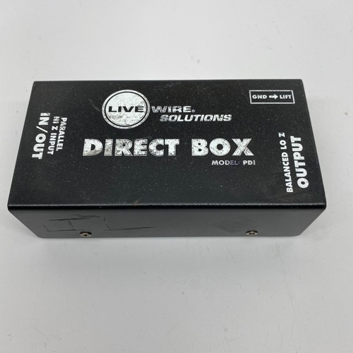 ๐ธ Live Wire Solutions Direct Box PDI โ Passive DI ๐๏ธ Free Shipping Included ๐ฆ
