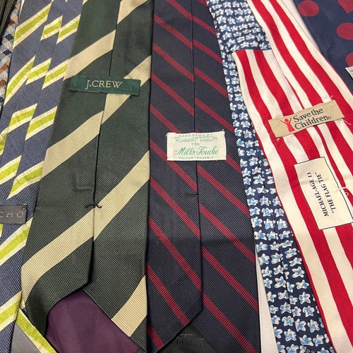 Vintage Tie Collection 11 - Perry Ellis J Crew Tommy Club Room Banana Robert T - Picture 3 of 6