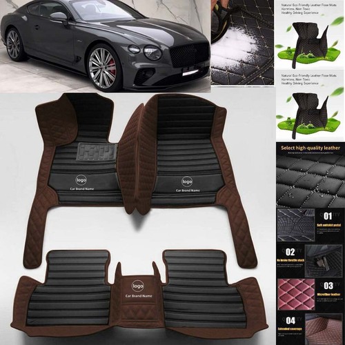 For Bentley Continental GT Car Floor Mats Auto Carpets All Weather Waterproof - Foto 31 di 33