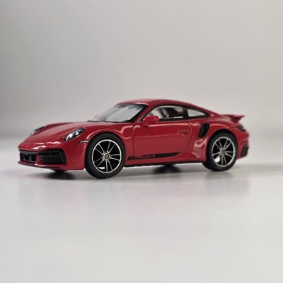 ミニカー 1/43 Porsche 911 Turbo S 3.3 Lightweight 1/64 MINI GT #423 Porsche 911 Turbo S Guards Red mgt00423 for sale