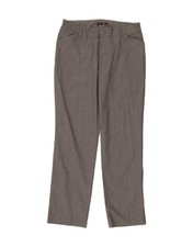 LEE Womens Mid Rise Relaxed Fit Casual Trousers US 12 Large W32 L30 Grey KE03