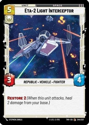 ETA-2 Light Interceptor (244/257) - TOTR - Common - Foil Near Mint