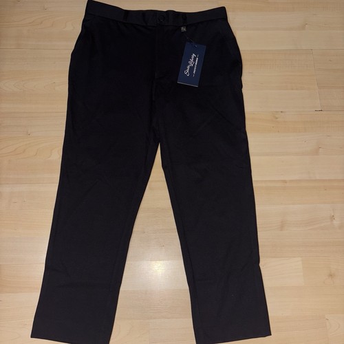 Pantalone tuta uomo State & Liberty Athletic Fit elasticizzato nero taglia 29 casual lavoro - Foto 7 di 12