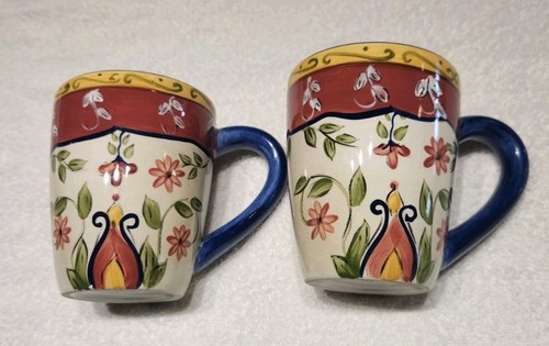 PIER 1 IMPORTS - VALLARTA Dinnerware Set For Four + 2 Mugs, 1 Xtra Sal Plt - Picture 19 of 22