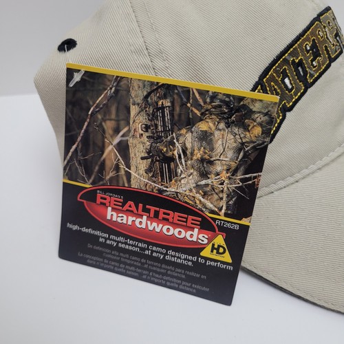 Vintage Caterpillar CAT Embroidered Strapback Hat NWT Realtree 2001 Hardwoods - Picture 2 of 6