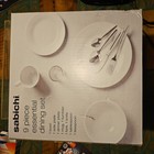 Sabichi 9pc White Solo Dining Set-Microwave & Dishwasher Safe-Ideal For Students