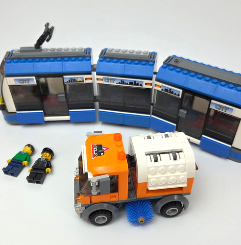 Piezas de tranvía de tren ligero de transporte público Lego City 8404 - Imagen 3 de 6