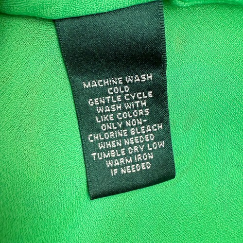 LAUREN RALPH LAUREN Sleeveless Dress Size 8 Green Flowers Bright Womens - Picture 4 of 9
