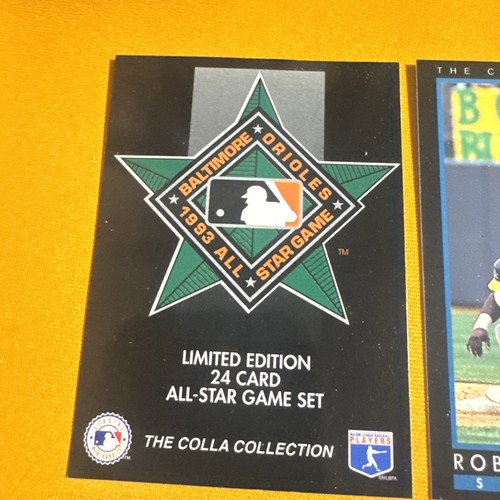 Set Carte Baltimore Orioles All Star Game Edizione Limitata 1993 - Collezione Colla - Foto 2 di 12