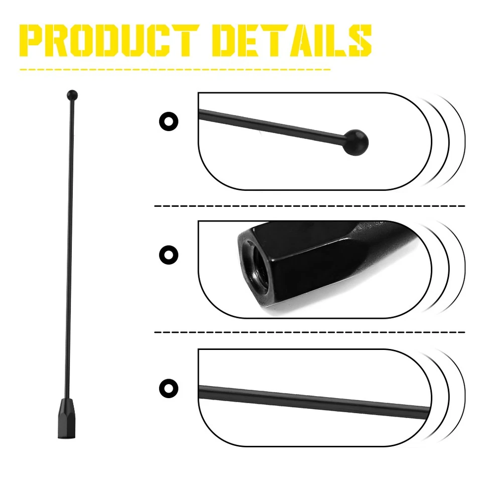 Mástil de antena de 9 pulgadas negro radio AM/FM para TOYOTA HIGHLANDER 2001-2013 nuevo Foto 3 de 4