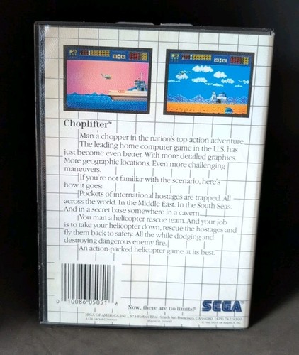 Choplifter Sega Master System 1986 - Picture 7 of 7