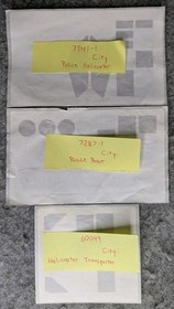 LEGO City Partial Sticker Sheets Lot (16) Police Fire Coast Guard + 2012 Promo