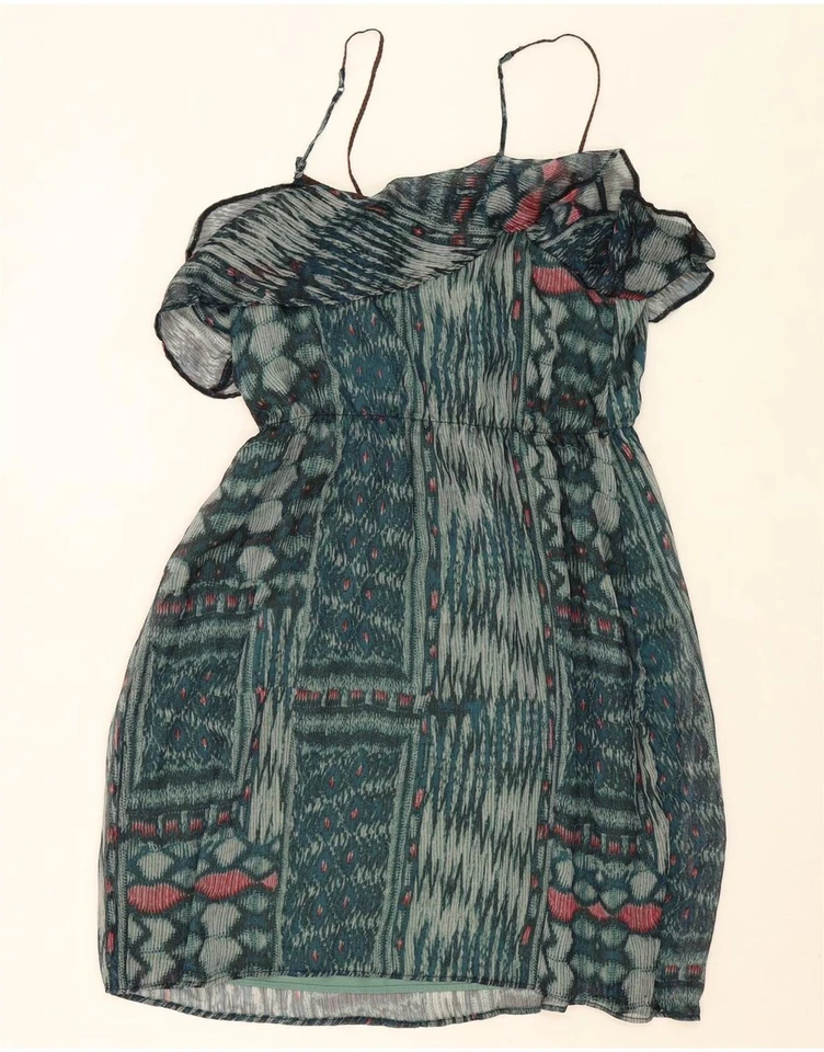 CONVERSE Mujer Solero Reino Unido 18 XL Verde Geométrico Poliéster DS22 Foto 2 de 3