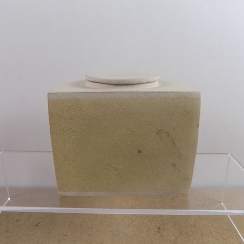 Andrew Van Assche Art Pottery Lidded Box Modernist Design VGC 4.5"x4" - Picture 4 of 8