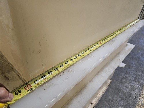 Reinforced Polypropylene 475 Gallon Holding Tank - with flange holes on sides - Picture 8 of 21