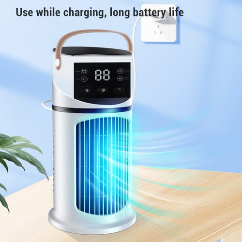 Portable Air Cooler Humidifier Water Cooled Fan For Office Dorm Outdoor Use - Picture 7 of 12