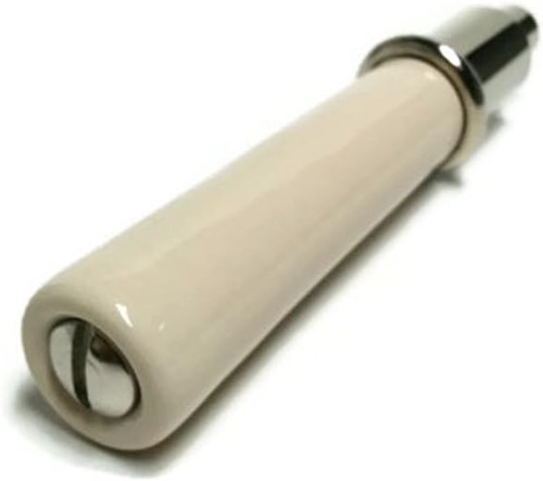 Vermont Castings Ceramic Fallaway Handle Assembly (White with Nickel White - Picture 3 of 4