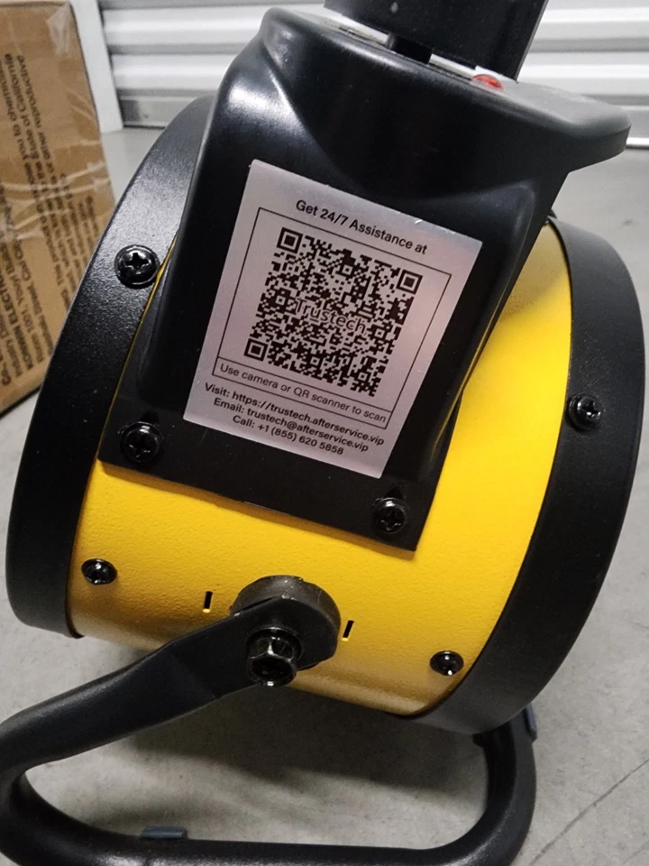 TRUSTECH Calentador de Invernadero, 1500W PTC Calefacción Rápida Calentador de Espacio Exterior con El Foto 3 de 4